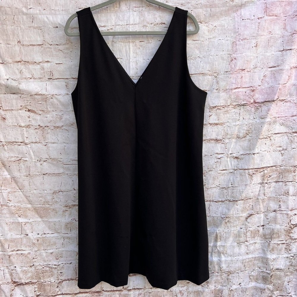 EVERLANE Black Sleeveless Mini Dress Women's Size 14 LBD Party Business Elegant